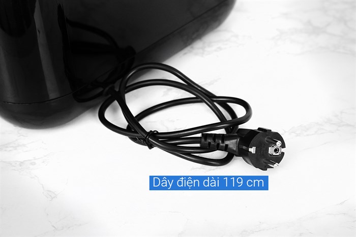 Lò chiên không dầu Kalite Q10 10 lít Màu Đen - Bạc