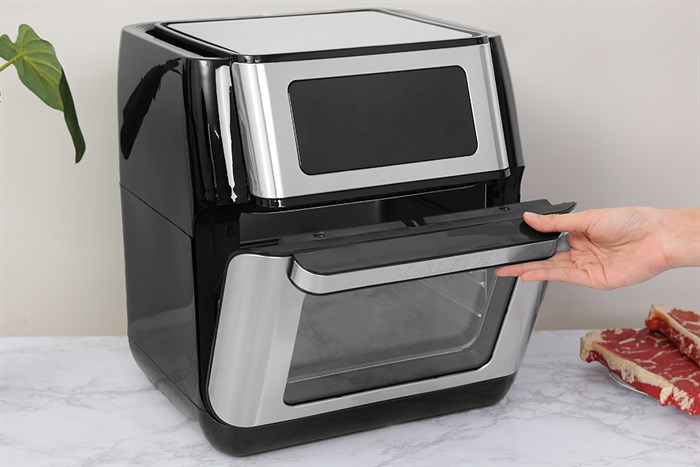 Lò chiên không dầu Kalite Q10 10 lít Màu Đen - Bạc