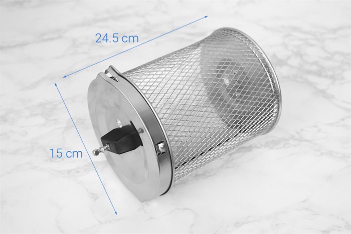 Lò chiên không dầu Kalite Q10 10 lít Màu Đen - Bạc