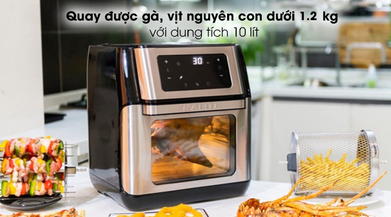 Nồi chiên không dầu Kalite Q10 10 lít - Chính hãng