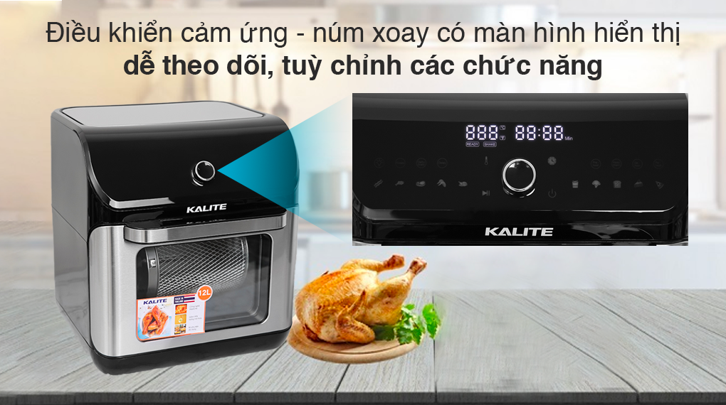 Lò chiên không dầu Kalite Q12 12 lít - 12