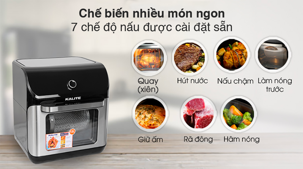 Lò chiên không dầu Kalite Q12 12 lít - 9