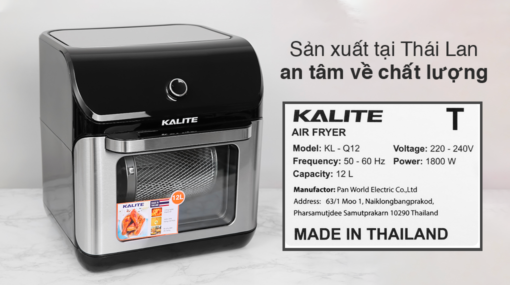 Lò chiên không dầu Kalite Q12 12 lít - 21