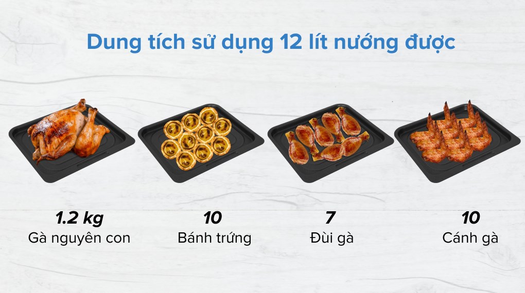 Lò chiên không dầu Kalite Q12 12 lít - 3