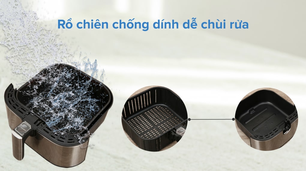 Nồi chiên không dầu Kalite Q5 5 lít