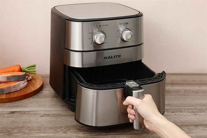 Nồi chiên không dầu Kalite Q5 5 lít Màu Xám