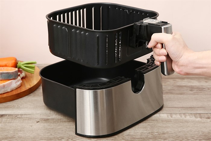 Nồi chiên không dầu Kalite Q5 5 lít Màu Xám