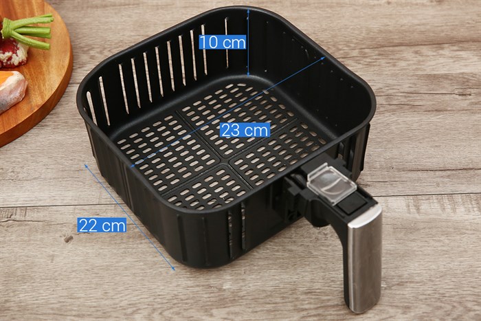 Nồi chiên không dầu Kalite Q5 5 lít Màu Xám