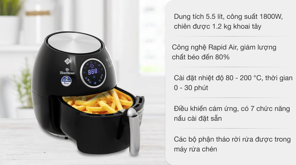 Nồi chiên không dầu BlueStone AFB-5873 5.5 lít - 13