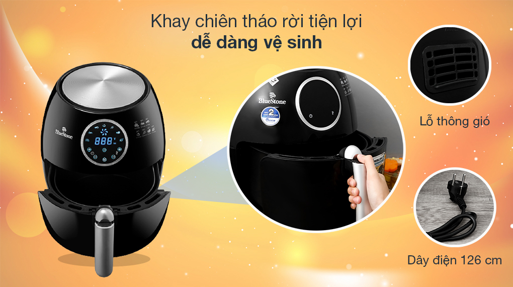 Nồi chiên không dầu BlueStone AFB-5873 5.5 lít - 14