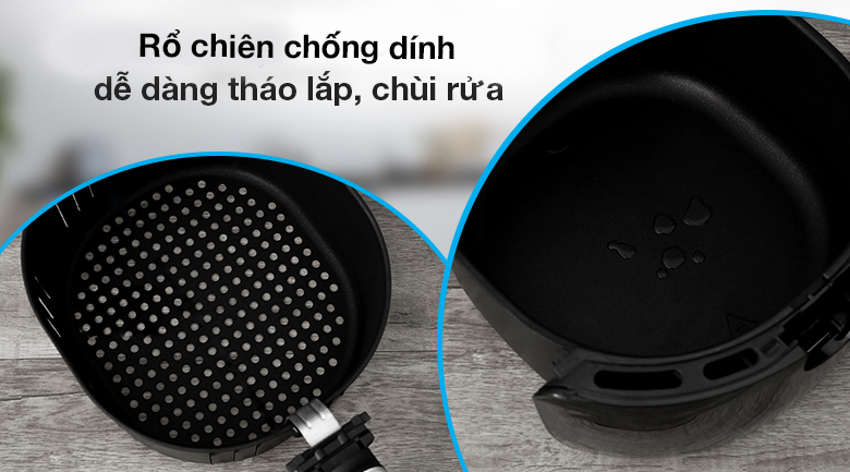 Nồi chiên không dầu Bluestone AFB-5873 4.6 lít - Chất liệu