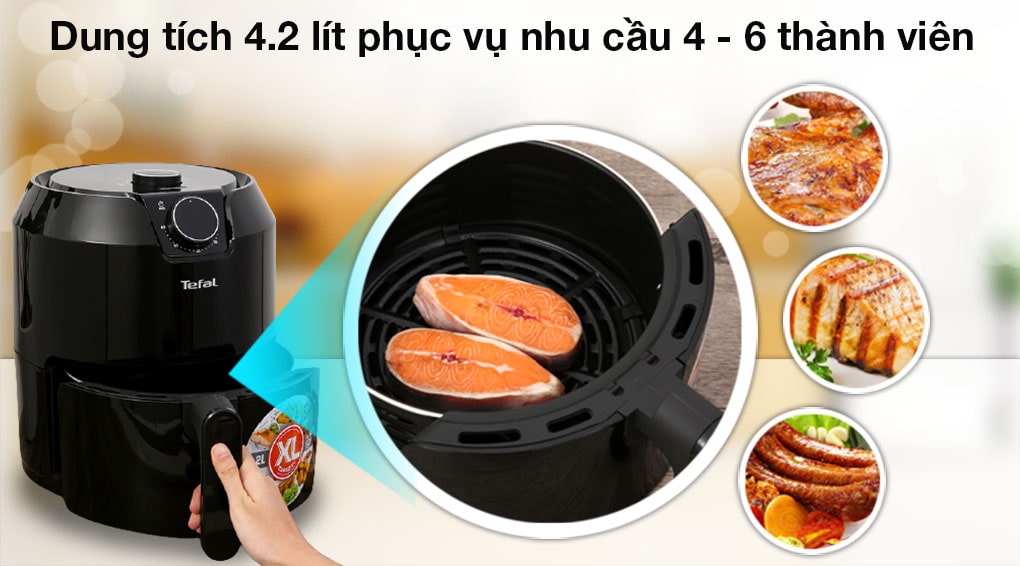 Nồi chiên không dầu Tefal 4.2 lít EY201815 - 10