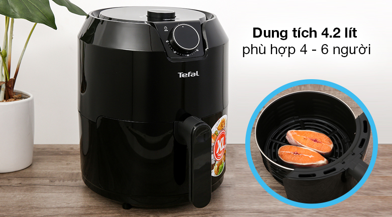 Nồi chiên không dầu Tefal EY201815 4.2 lít - Dung tích 4.2 lít