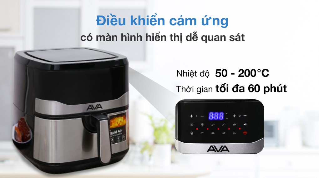 Nồi chiên không dầu AVA 7.5 lít KDF-593D