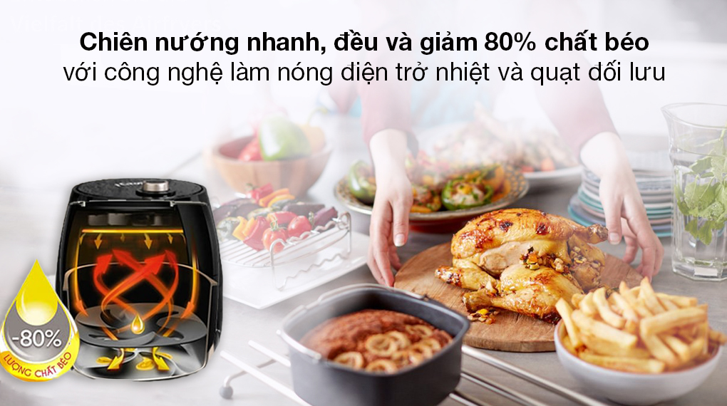 Nồi chiên không dầu Ferroli 5 lít FAF-5.0M3 - 12