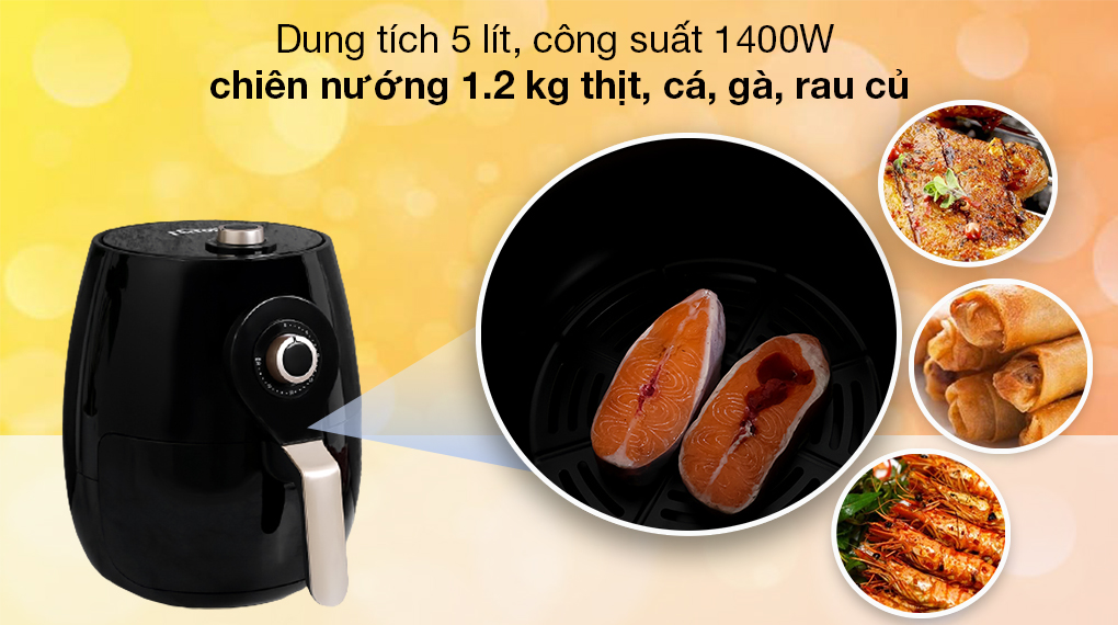 Nồi chiên không dầu Ferroli 5 lít FAF-5.0M3 - 8