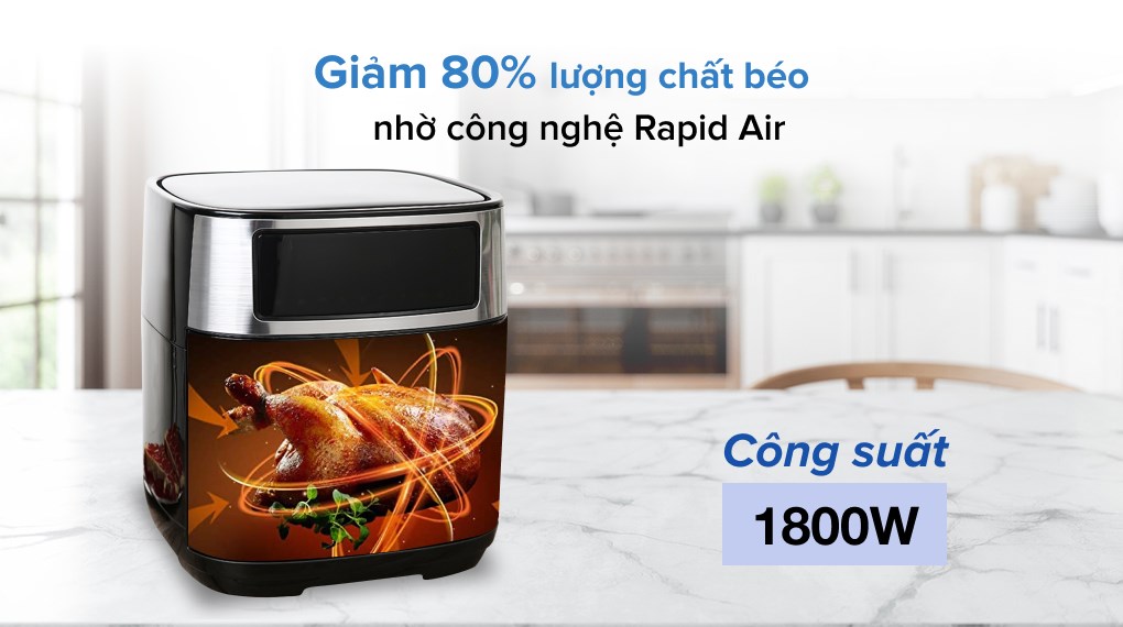 Lò chiên không dầu Kangaroo KG12AF1A 12 lít