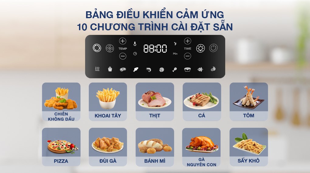 Lò chiên không dầu Kangaroo KG12AF1A 12 lít - 9