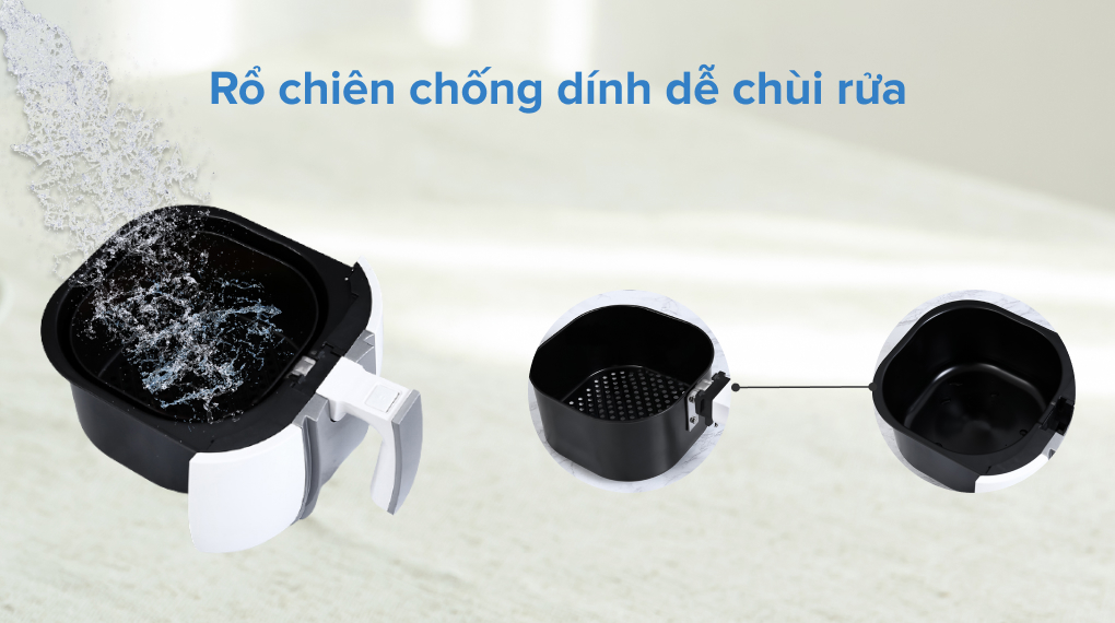 Nồi chiên không dầu Sunhouse SHD4023W 2.5 lít