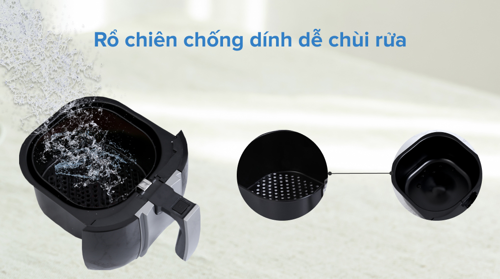 Nồi chiên không dầu Sunhouse SHD4025B 2.5 lít