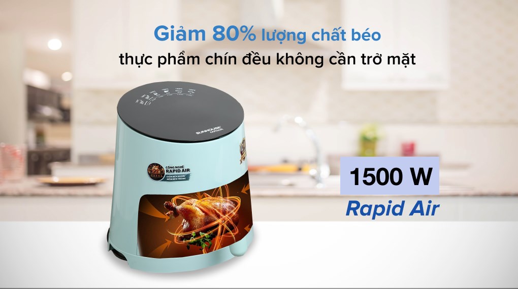 Nồi chiên không dầu Sunhouse SHD4085G 3 lít