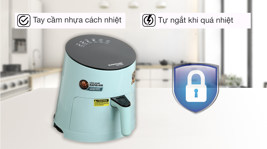 Nồi chiên không dầu Sunhouse SHD4085G 3.5 lít - 11