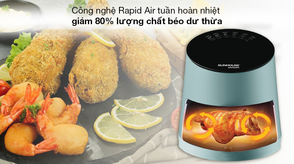 Nồi chiên không dầu Sunhouse SHD4085G 3.5 lít - 13