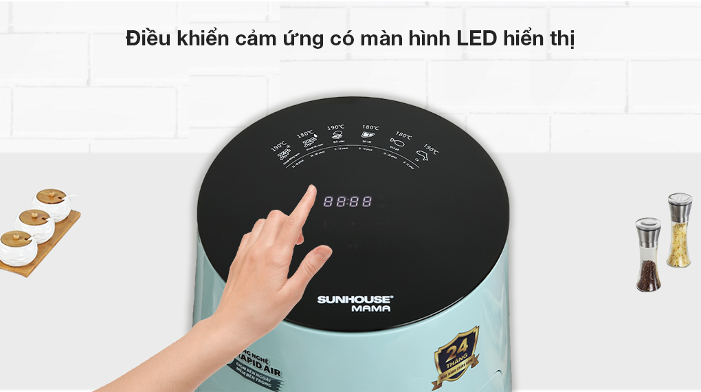 Nồi chiên không dầu Sunhouse SHD4085G 3.5 lít - 16