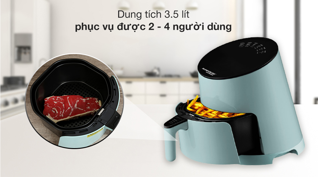 Nồi chiên không dầu Sunhouse SHD4085G 3.5 lít - 12