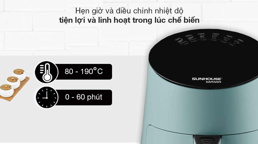 Nồi chiên không dầu Sunhouse SHD4085G 3.5 lít - 14