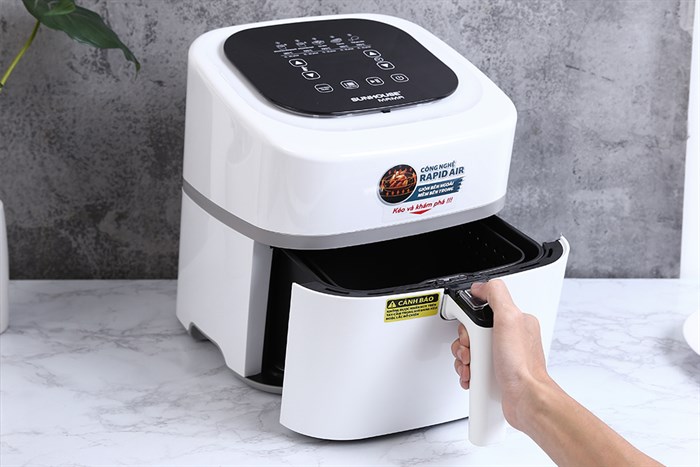 Nồi chiên không dầu Sunhouse Mama SHD4086W 4.5 lít Màu Trắng