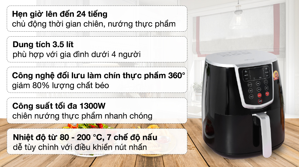 Nồi chiên không dầu Joyoung KL35-D981 3.5 lít - 10