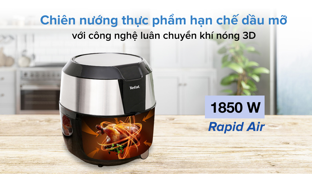 Nồi chiên không dầu Tefal EY701D15 5.6 lít