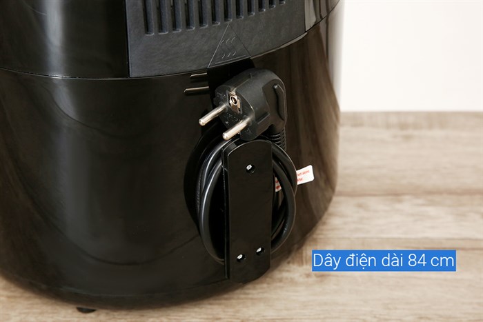 Nồi chiên không dầu Perfect PF-625 6 lít Màu Đen - Bạc