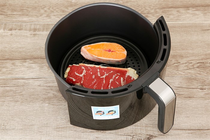 Nồi chiên không dầu Perfect PF-625 6 lít Màu Đen - Bạc