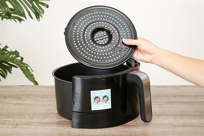 Nồi chiên không dầu Perfect PF-625 6 lít Màu Đen - Bạc