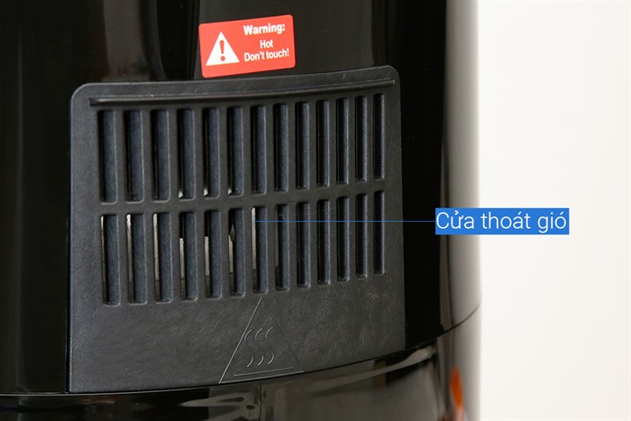 Nồi chiên không dầu Perfect PF-625 6 lít Màu Đen - Bạc