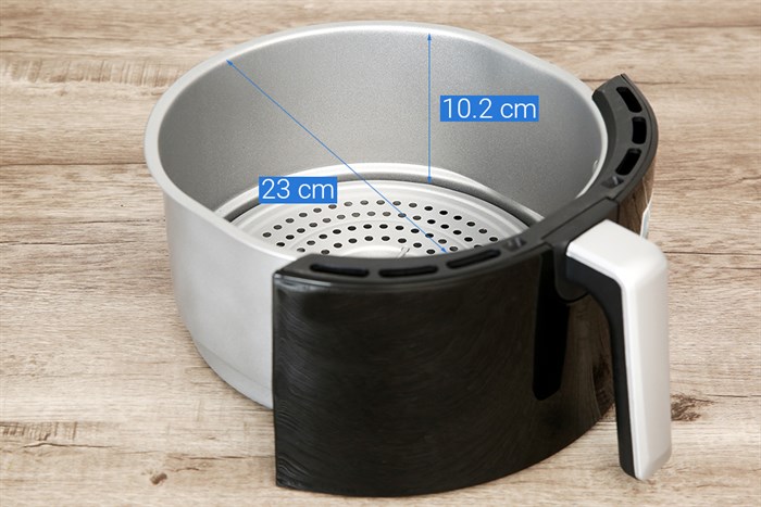 Nồi chiên không dầu Perfect PF-D92 5 lít Màu Đen