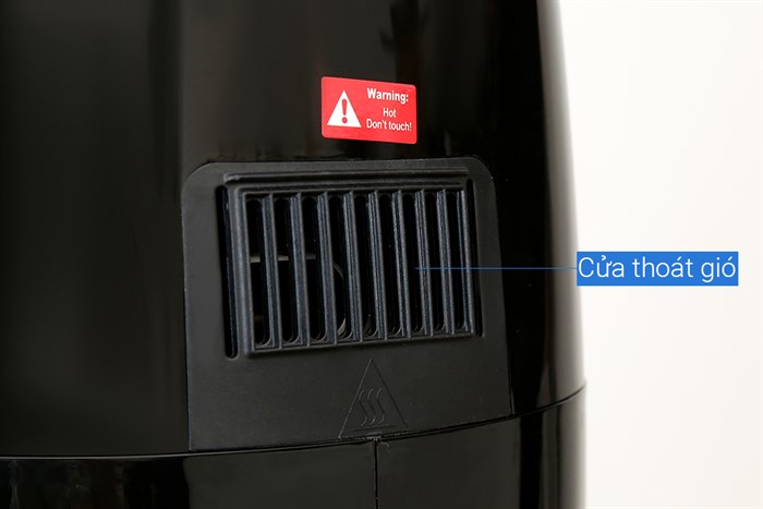 Nồi chiên không dầu Perfect PF-D92 5 lít Màu Đen