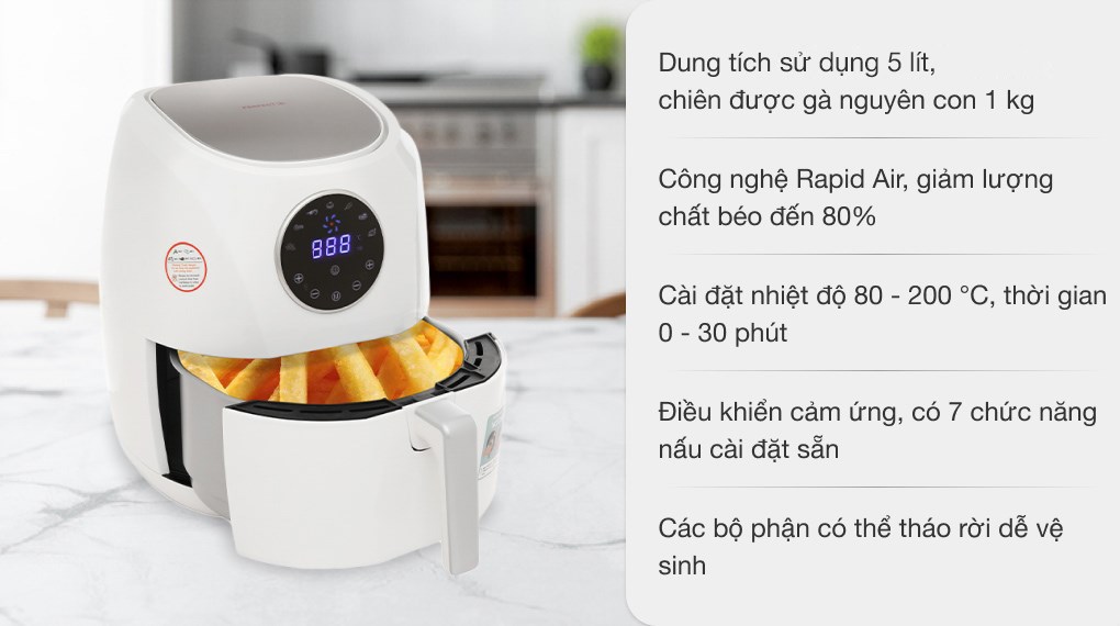 Nồi chiên không dầu Perfect PF-D88 5 lít