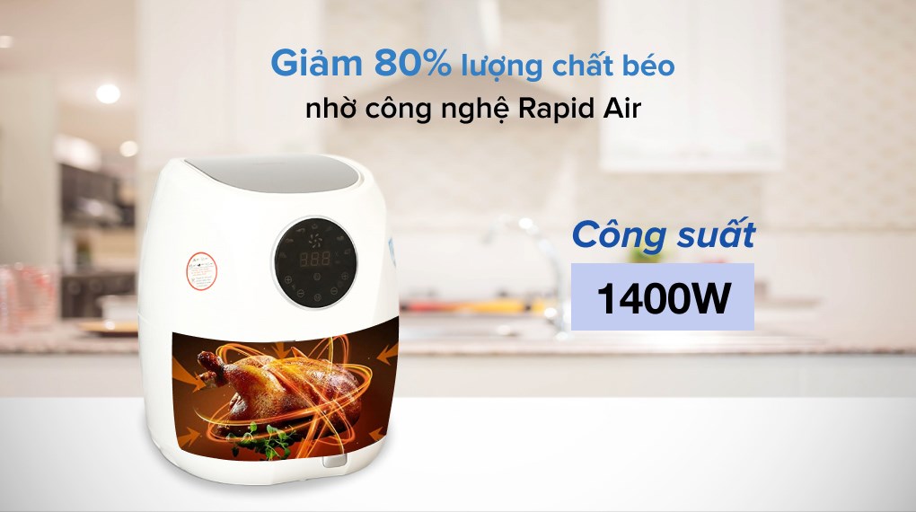 Nồi chiên không dầu Perfect PF-D88 5 lít