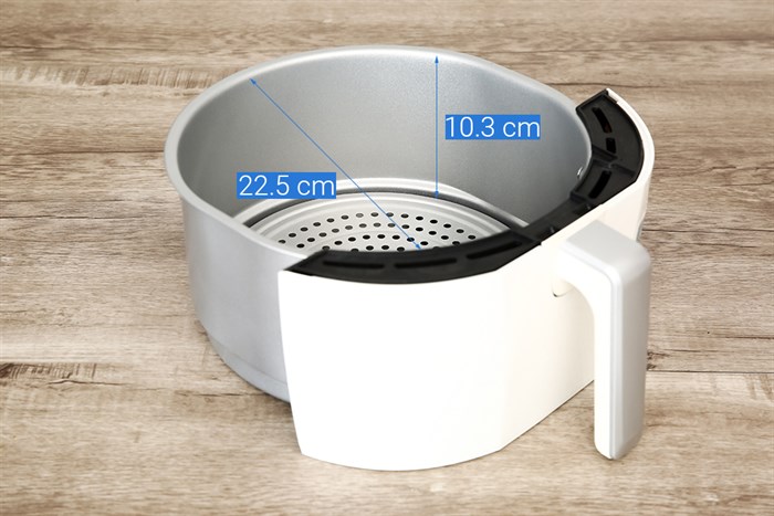 Nồi chiên không dầu Perfect PF-D88 5 lít Màu Trắng