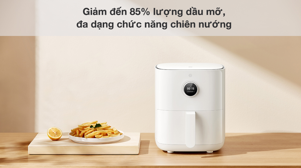 Nồi chiên không dầu Xiaomi Mi Smart MAF02 3.5 lít-giảm 85% lượng chất béo, đa dạng chức năng nấu