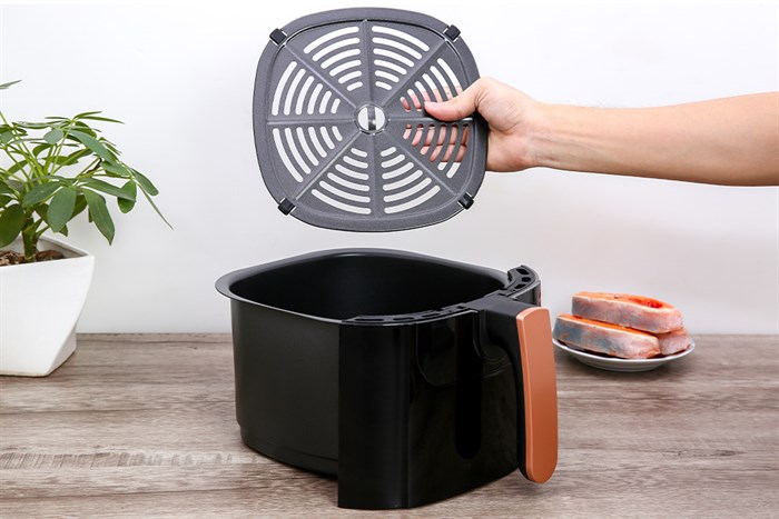 Nồi chiên không dầu AVA BF502A 6 lít Màu Đen