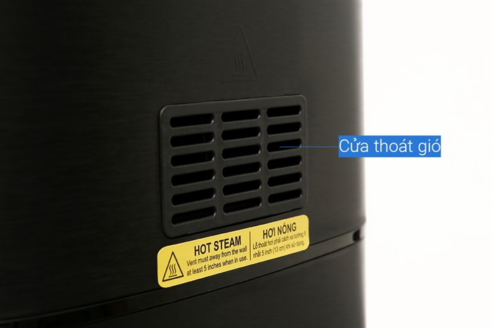 Nồi chiên không dầu Mishio MK-284 5.5 lít Màu Đen