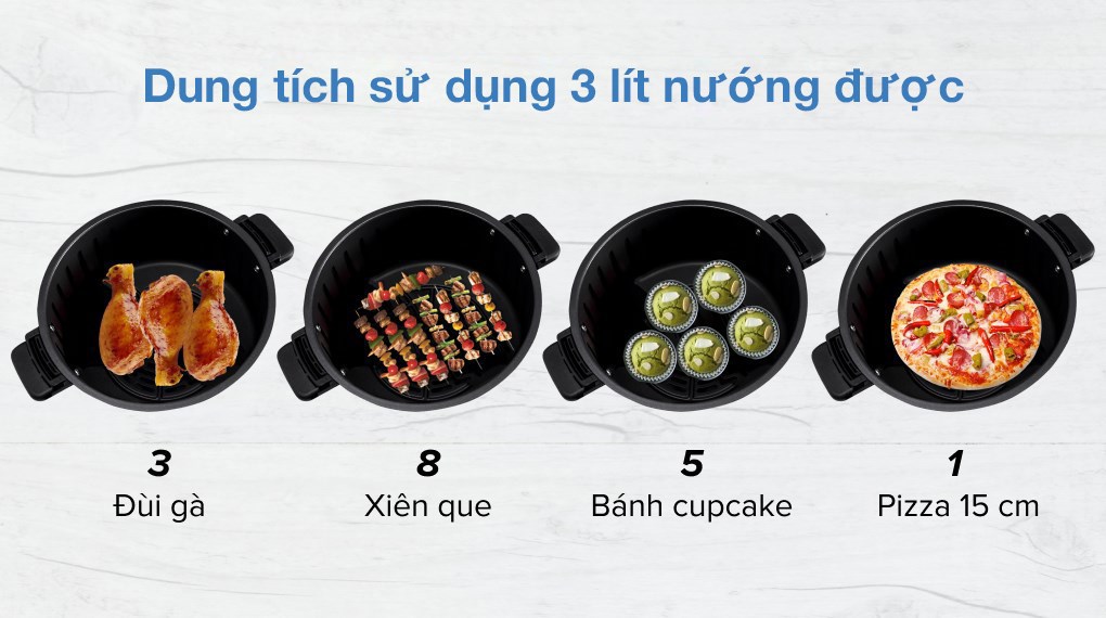 Nồi chiên không dầu Dreamer 3.5 lít DF-S40B