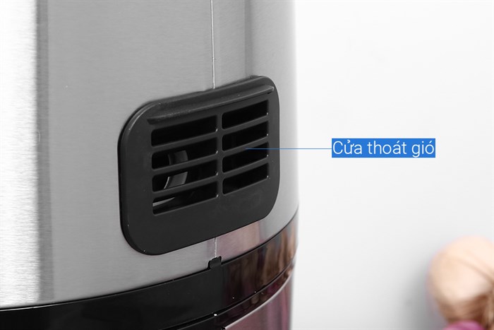 Nồi chiên không dầu Tefal 4.2 lít EY201D15 Màu Đen - Bạc