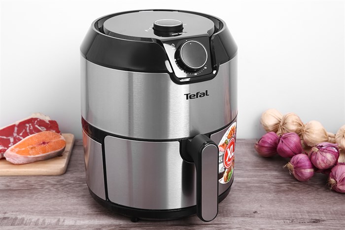 Nồi chiên không dầu Tefal 4.2 lít EY201D15 Màu Đen - Bạc