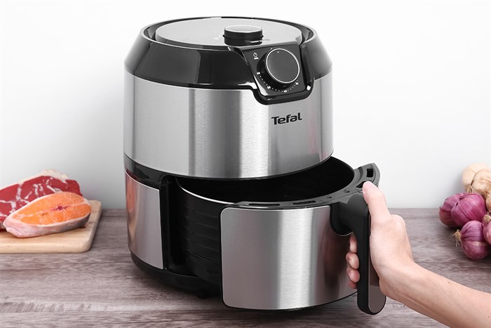 Nồi chiên không dầu Tefal 4.2 lít EY201D15 Màu Đen - Bạc