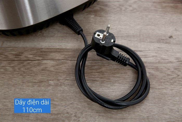 Nồi chiên không dầu Hommy BF525 5.5 lít Màu Bạc Inox